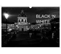 BLACK 'N WHITE UK-Version (Wall Calendar 2026 DIN A3 Landscape), CALVENDO 12 Month Wall Calendar