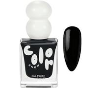 Black Nail Polish - Black Nail Varnish, Quick Dry & Long Lasting - HIgh Glossy Water-Based Pure Color Polish, Chip Resistant, No Curing Gel, DIY Manicure,1PCS