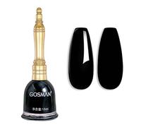 Black Nail Polish - Classical Dark Black Nail Varnish - Air Dry High Glossy Shine Pure black Deep Color Nail Polish - Quick Dry Long-Lasting No Chip Breathable Nail Art Home DIY