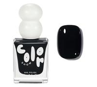 Black Nail Polish - Nail Varnish Quick Dry & Long Lasting - HIgh Glossy Water-Based Pure Color Nail Polish - Chip Resistant No Needed Curing Black Gel for Women DIY Manicure