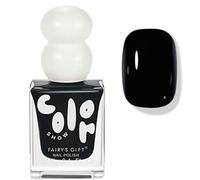 Black Nail Polish - Quick Dry Black Nail Varnish - Pure High Glossy Water-Based Long Lasting Nail Polish - Brightening Nail Lacquer No Cured Chip Resistant & Longwear
