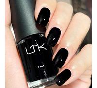 Black Nail Polish Quick Dry, Black Nail Varnish Quick Dry & Long Lasting, Classic Nails Polish,High Glossy Water-Based Pure Color Nail Polish, for DIY Nails Art and At- Home Manicure