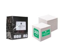 Black Napkins 100pk & White Napkins 300pk Dual Pack Halloween Bundle