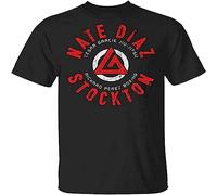 Black Nate Diaz Men T Shirt Cesaa Gaacie Jiu-Jitsu Stockton Vinta Gift