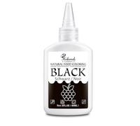 Black Natural Food Coloring, Plant-Based Liquid Food Dye 60ml