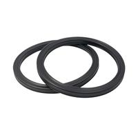 Black NBR X-Ring,Four Lip Seal Ring,Nitrile Rubber,for Hydraulic Cylinders,Pistons,Piston rods.Inner Diameter4.34-456.06mm(126.59x3.53(2pcs))