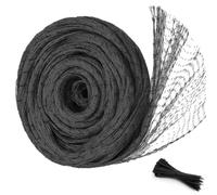 Black Netting 4x6m, Garden Netting, Heavy Duty Black Mesh Bird Netting with Pegs - UV Resistant Nylon Net for Pond, Vegetable Patch & Fruit Protection, Multipurpose Plant Cover for Garden