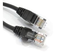 kenable Black Network Ethernet RJ45 Cat5E-CCA UTP PATCH 26AWG Cable Lead 1.5m