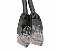 kenable Black Network Ethernet RJ45 Cat5E-CCA UTP PATCH 26AWG Cable Lead 1m [1 metres]