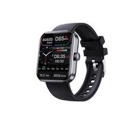 (black) New Body Temperature Ecg Hrv Smart Watch Blood Glucose Watch, Blood Pressure Watch Monitor Waterproof
