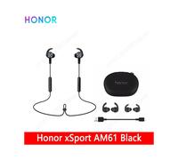 (Black) New Honor xsport AM61 Earphone Bluetooth Wireless connection with Mic