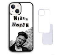 Black Newspaper Y2K Harry Niall Styles Horan One 1D Direction Custom Compatible With iPhone 6 7 8 SE 2020 X XR XS 11 12 13 14 15 16 16E Pro Max Plus Mini Bumper Case Custom Personalised Name