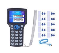 Black NFC RFID Card Reader with UID Keychain, 2.8 Inch Full Color Screen Card Copier Writer Duplicator for 125kHz & 13.56MHz ISO14443A EM T5577 NTAG213 Cards