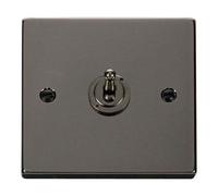 Black Nickel 1 Gang 2 Way 10Ax Toggle Light Switch - Se Home