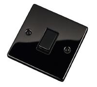 Black Nickel 10AX Single Light Switch