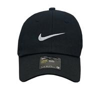 BLACK Nike Classic Swoosh Unisex Cap Hat Baseball Golf Gym Free UK Postage