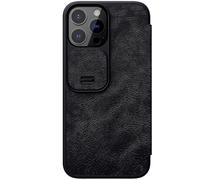 (Black) Nillkin Qin Series Pro Leather Case For Iphone 13 Pro