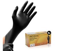 Black Nitrile Gloves S 400 Pack | Strong Grip Disposable Gloves for Food Handling, Cleaning, Gardening & Pet Care | Disposable Gloves.