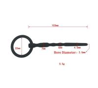 (black, NO.5) Soft Silicone Stretching Urethral Dilator Male Gay Sounding Penis Insert Plug Sound Catheter Tube BDSM Sex Toys for Men