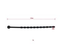 (black, NO.8) Soft Silicone Stretching Urethral Dilator Male Gay Sounding Penis Insert Plug Sound Catheter Tube BDSM Sex Toys for Men