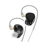 (Black NO MIC) KZ ZEX Pro Electrostatic +Dynamic+Balanced In-Ear Earphone Noice Cancelling
