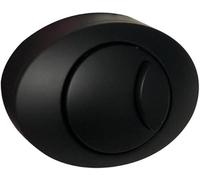 Black Noir Oval Dual Flush Push Button Replacement for Cable Concealed Toilet Cisterns