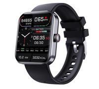 ( Black) Non-invasive F57L Blood Glucose Monitoring Smartwatch Bluetooth Smartwatch