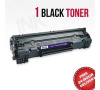 2x BLACK non-OEM 85A Toners for HP LaserJet Pro P1100 P1102 P1102w P1104 P1104w