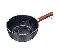 Black Non Stick Milk Pot Beech Iron for Gas and Induction