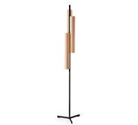 Black Note Triplet Floor LED floor lamp LZF Lamps Black metal, beech - LZF BKN TR P BK LED 22