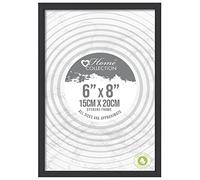 Black Nouveau Simple Design Styrene Photo Frame 6x8"