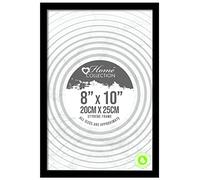 Black Nouveau Simple Design Styrene Photo Frame 8x10"