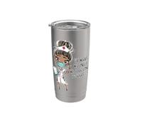 Black Nurse Christian Appreciation Willingly Hands RN LPN Stainless Steel Insulated Tumbler