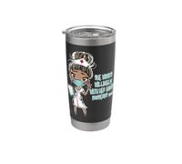 Black Nurse Christian Appreciation Willingly Hands RN LPN Stainless Steel Insulated Tumbler