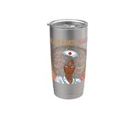 Black Nurse Magic African American Nursing Afro Black Women Stainless Steel Insulated Tumbler