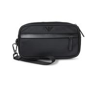 Black Nylon Bum Bag Compact - male - Emporio Armani - Toilet Bags - Black - ONE SIZE - Bags ONE SIZE
