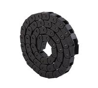 Black Nylon Cable Wire Carrier Drag Chain, 1000mm/40" Long R28 Wire Carrier for 3D Printer and CNC Router Machines