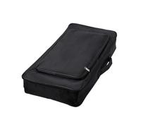 Black Nylon Effects Pedal Board Case M601 for Guitar Players | 23.82x12.60x3.94 Inch Size, Comfortable Handle, Abrasion-resistant, Quick Opening