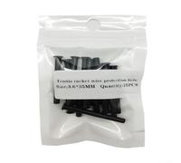 Black Nylon Grommet Replacement Tubes 15Pcs Assorted | 15-piece mixed set, various diameters 3.2-4.0mm, lengths 15-35mm, prevents string breakage, black nylon