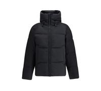 Black Nylon Puffer Jacket with Hood - male - Canada Goose - Winter Jackets - Black - L - Jackets L