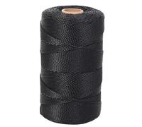 Black Nylon String,1000 Feet 2mm Nylon Cord Twine for Garden,Tomato,Climbing Plant,Tie Floristry,Fishing,Wrapping,Camping and Outdoor Survival,Netting Home Improvement