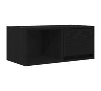 vidaXL TV Cabinet Black Oak 60x31x25.5 cm Engineered Wood