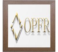 Black,Oak,Silver, White, Dark Oak, Walnut, Poster,Frames Picture Frames Square Size Available (DARK OAK, 10x10" Inch)