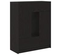 (black oak) vidaXL Sideboard with Drawers and Doors Brown Oak 73x31x90 cm storage cabinet