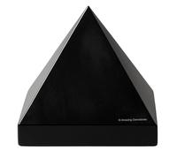 Black Obsidian Crystal Pyramid 2 Inch - Premium Crystal Gifts for Healing Crystals Enthusiasts - Meditation, Energy Balancing, and Spiritual Decorative Display Christmas Stocking Gifts.