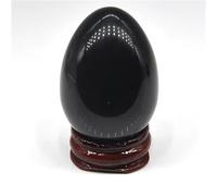 Black Obsidian Egg Shaped Gemstones Crystals and Stones Statue Table Decoration Crafts Home Decor Gemstone Stone