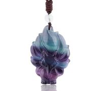 Black Obsidian Necklace Talisman Amulet Protection Pendant with Adjustable Bead Chain Reiki Healing Crystal Energy Stone Spiritual Jewelry Gifts, Gemstone, Obsidian