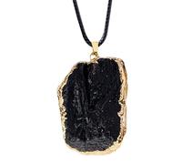 Black Obsidian Pendant Obsidian Crystal Stylish Collectible Decorative