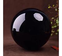 Black Obsidian Sphere Quartz Crystal Magic Ball Rock Stone Collectibles Ornaments (Size : 15cm) Gemstone Stone