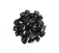 Black Obsidian Stones Crystal Bulk,Raw White Quartz Crystal Stones(1 Lb)